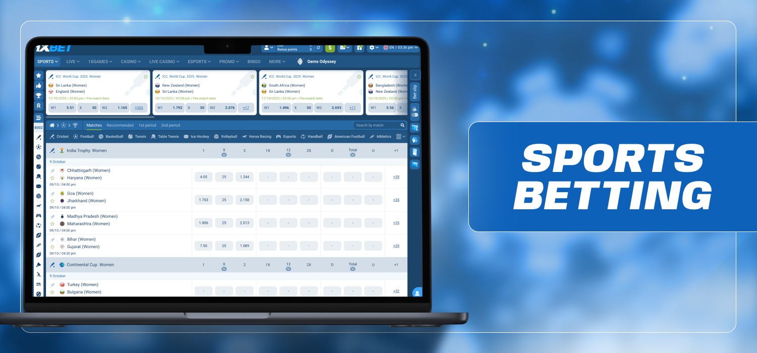 betting on different sport events