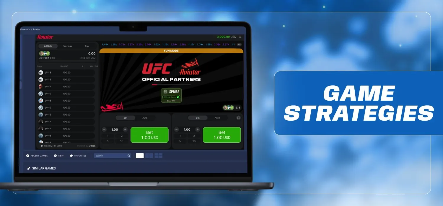 game strategies for aviator